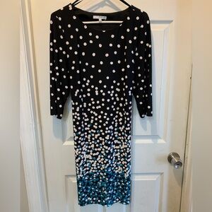 Studio one polka dot knee length dress